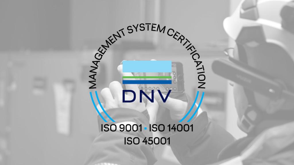 Sitemalle on myönnetty ISO 9001, 14001 ja 45001-sertifikaatit