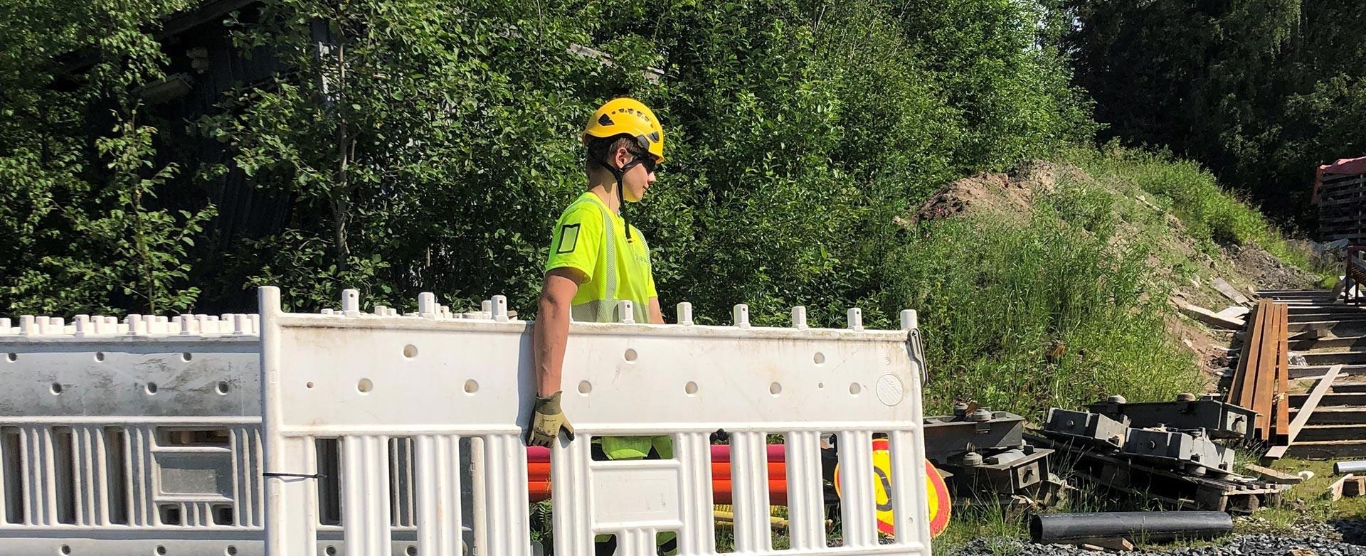Akselin ensimmäinen kesätyöpaikka löytyi NYABilta