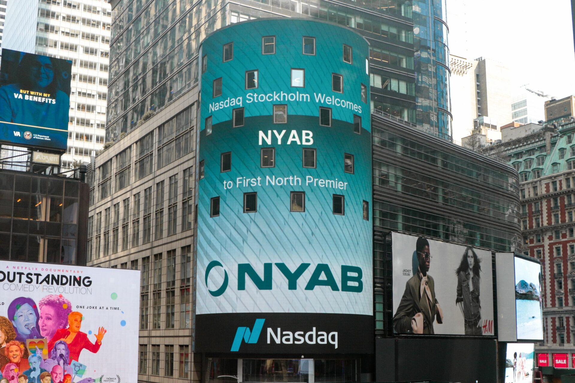 NYAB share traded from today in Stockholm after company’s move to Sweden