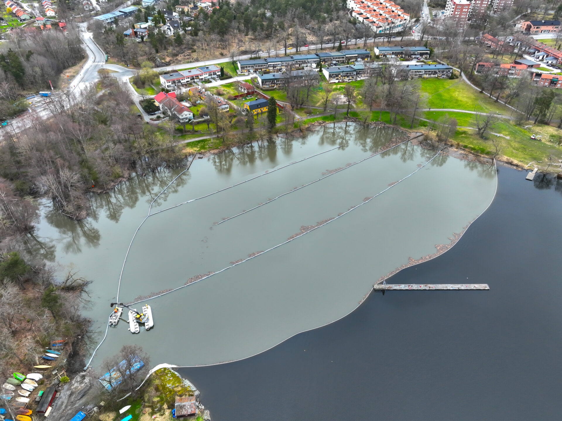 Skärmbassänger för dagvatten i Drevviken och Flaten