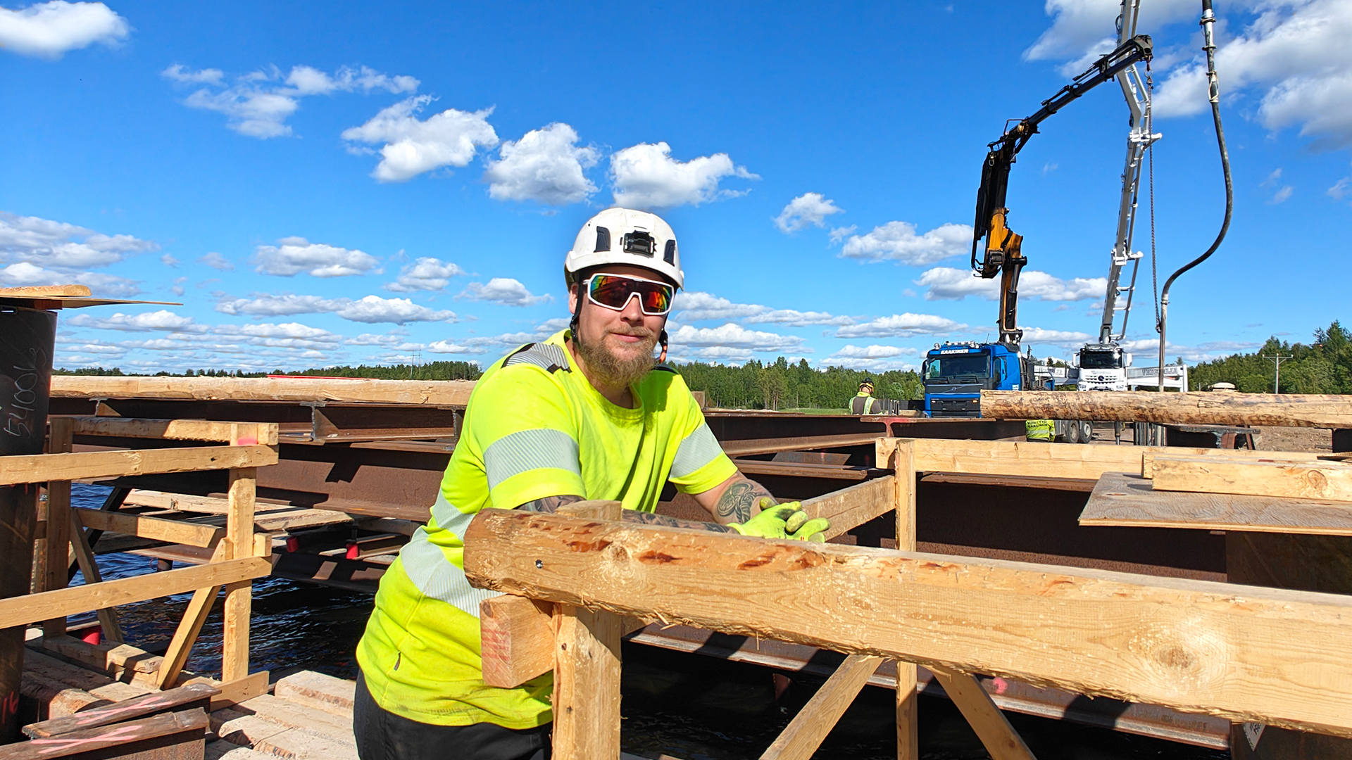 Olli Tiiro, infrastructure construction Site Manager